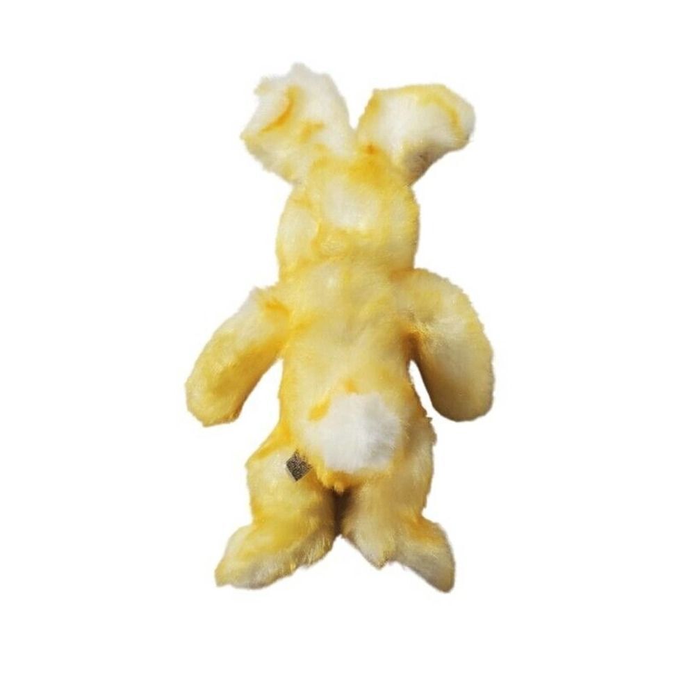 People Pals Bunny Rabbit Plush Furry Yellow Purple Easter Spring 18" Vintage - Picture 4 of 10